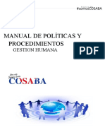 MANUAL DE POLITICAS Y PROCEDIMIENTOS editado