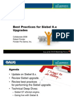 Siebel Upgrade Best Practices