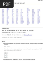 I8086 Instruction Set-With Examples