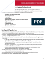 Cash Controland Deposit Procedures