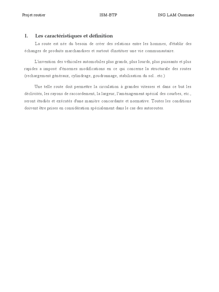 Cours 2 3 | PDF | Route | Autoroute