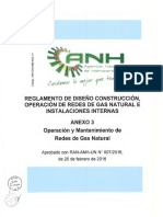 ANEXO III (Operación y Mantenimiento de Redes de Gas Natural)