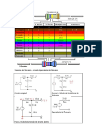 CodigoCoresResistencias TThevenin IdentificarTerminaisTransistores UtilidadesResumidas