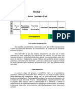 Unidad 1 Juicio Ordinario Civil (Procesal Civil)