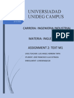 UNIDEG CAMPUS MATERIA ASSIGNMENT 2