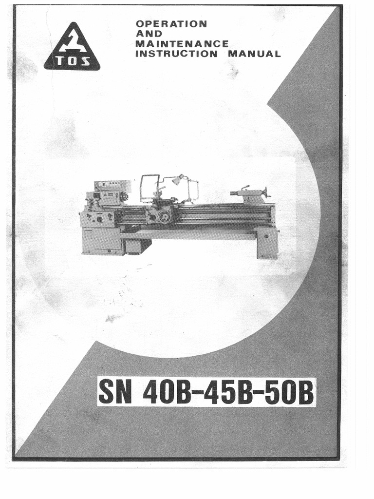 sn40b Maunal - Ocr | PDF | Manufactured Goods | Mechanical Engineering