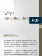 Actos Jurisdiccionales