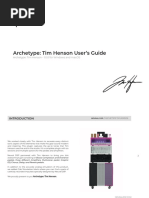 Archetype Tim Henson X v1.0.0 | PDF | Equalization (Audio) | Amplifier