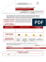 Cuadernilo de Aprendizaje Del Estudiante Secundaria - 3º