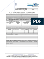 FGPR - 040 - 06 - Plan para La Dirección Del Proyecto