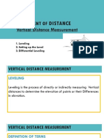 Vertical Distance Measurement