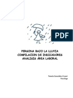 Análisis persona bajo lluvia