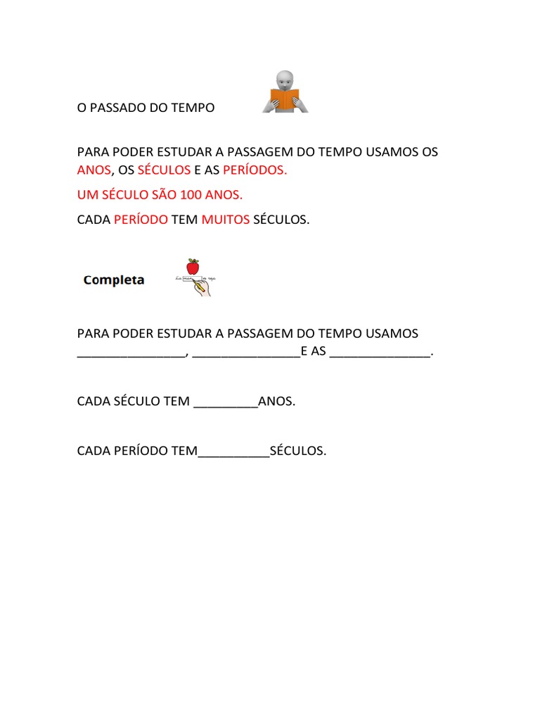 O Passado Do Tempo Hist. | PDF | Neolítico | Escrita