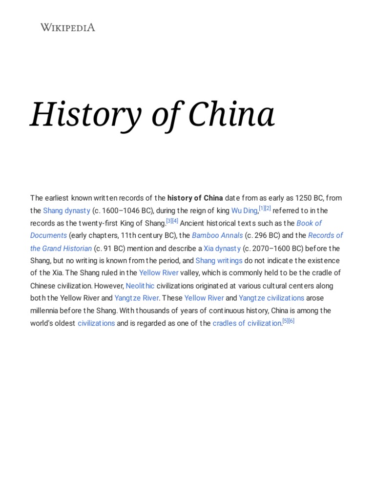 China's Dynastic Journey | PDF | History Of China | China