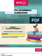 Texto Académico Actividades