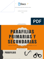 Parafilias Primarias y Secundarias