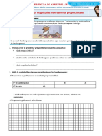 D2 A1 FICHA Usamos Magnitudes Inversamente Proporcionales