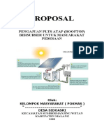 Proposal Plts Atap Untuk Pedesaan