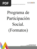 Formatos Part. Protección Civil, Artistica, Etc