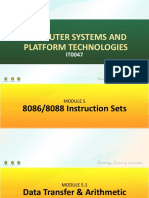8086/8088 Data Transfer and Arithmetic Instructions