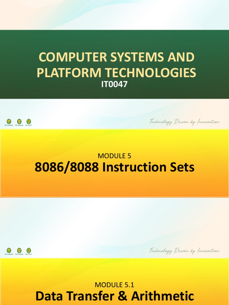 Exploring data transfer and arithmetic instructions on the intel 8086 