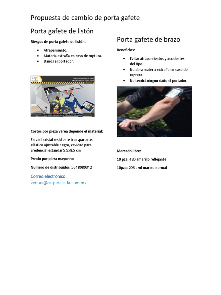 Porta Gafete de Listón | PDF