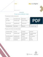 Ficha 03 - Frases para Redactar Mejor