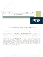 Sesión 6 Principio de Subsidiariedad Del Estado en La Economía