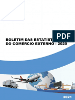 Boletim Das Estatisticas Do Comercio Externo - Anual - 2020