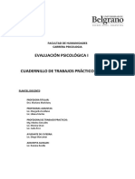 Evaluación psicológica I: Cuadernillo de trabajos prácticos 2022