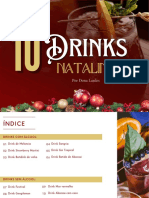 10 Receitas de Drinks Natalinos 