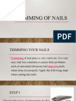 Trimming of Nails