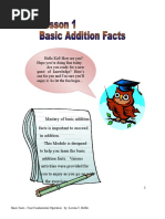 Basic Facts - Module in Math 4