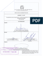 Procedimiento para El Seguimiento y Contro Del Ausentismo No Programado de Los Trabajadores Del IMSS-1A31-003-005