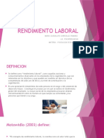 Rendimiento Laboral