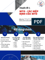 Chuyên đề 1:: Wto - Các Hiệp Định Của Wto