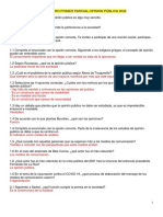 Preguntero Primer Parcial Opinión Pública 2022