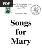 Songs For Mary