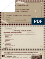TUGAS PPT MODUL 2 - IDIK4013 - Teknik Penulisan Karya Ilmiah - Norma Yanti - NIM 856072553