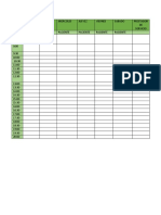 Planilla Semanal de Atención