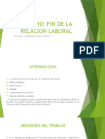 10 Fin de La Relacion Laboral