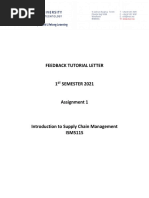 Introduction To Supply Chain Management (Ism511s) FBTL.1