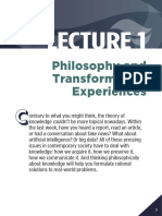 Philosophy and Transformative Experiences