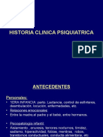 Historia clínica psiquiátrica