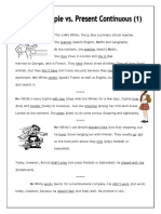 Text Simple Present Vs Present Continuous