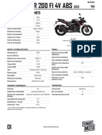 Ficha Técnica Tvs Apache Rtr 160 4v Pdf