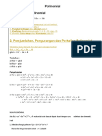 Menghitung Nilai Polinomial