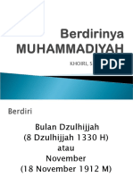 3 Berdirinya Muhammadiyah