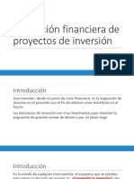 Evaluacion Financiera de Proyectos