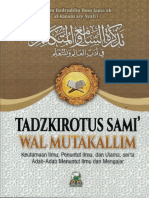 Terjemah Kitab - Tadzkiratus Sami'